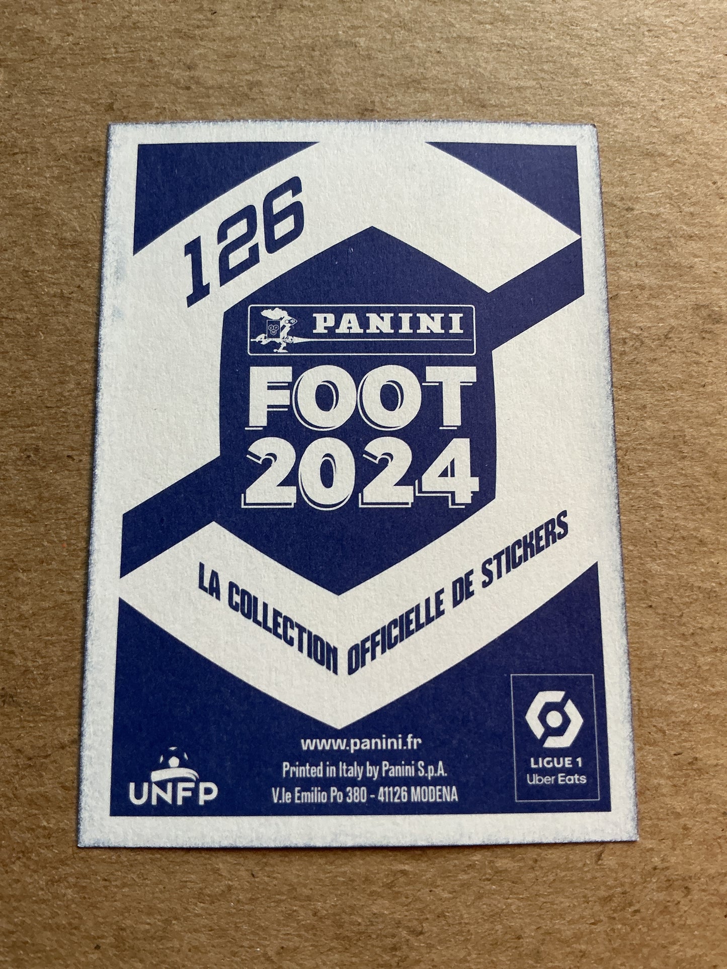 Edon Zhegrova, Kosovo 🇽🇰 Lille OSC 2024 Panini hand signed