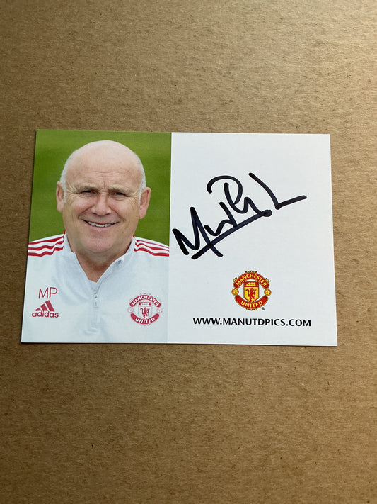 Mike Phelan, England 🏴󠁧󠁢󠁥󠁮󠁧󠁿 Manchester United FC 2021/22 hand signed