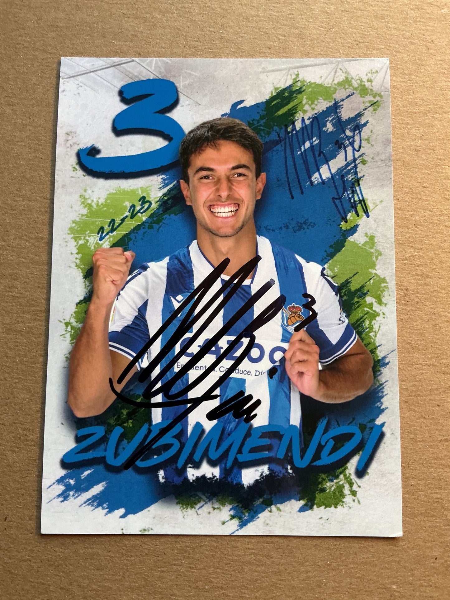 Álex Sola, Spain 🇪🇸 Real Sociedad 2022/23 hand signed