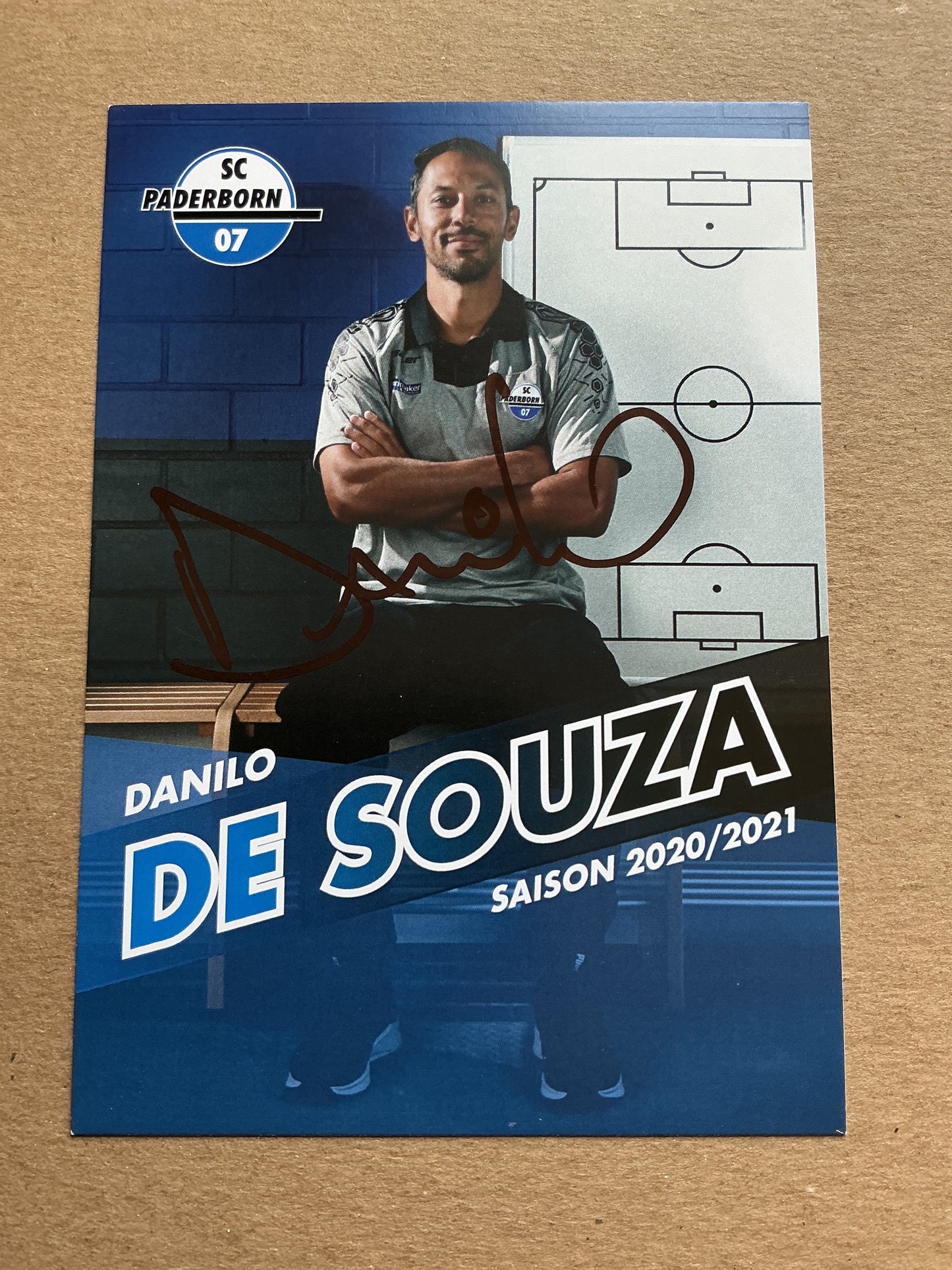 Danilo de Souza, Brazil 🇧🇷 SC Paderborn 07 2020/21 hand signed