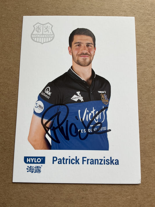 Patrick Franziska, Germany 🇩🇪 Table Tennis Summer Olympics 2024 hand signed