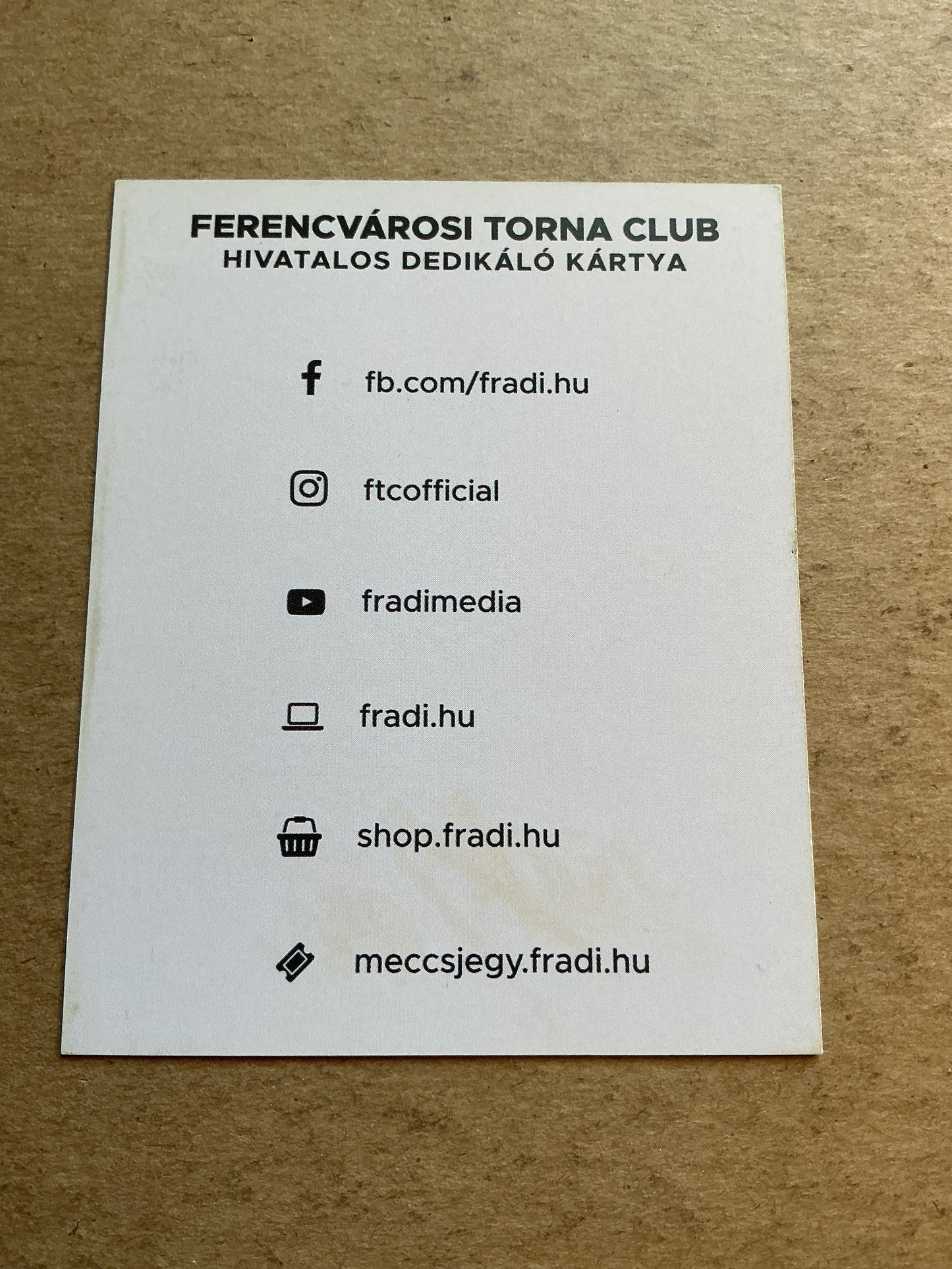 Michal Svarka, Slovakia 🇸🇰 Ferencváros 2020/21 hand signed