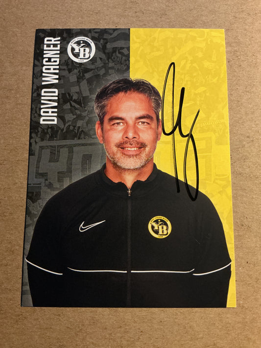 David Wagner, USA 🇺🇸 BSC Young Boys 2021/22 hand signed