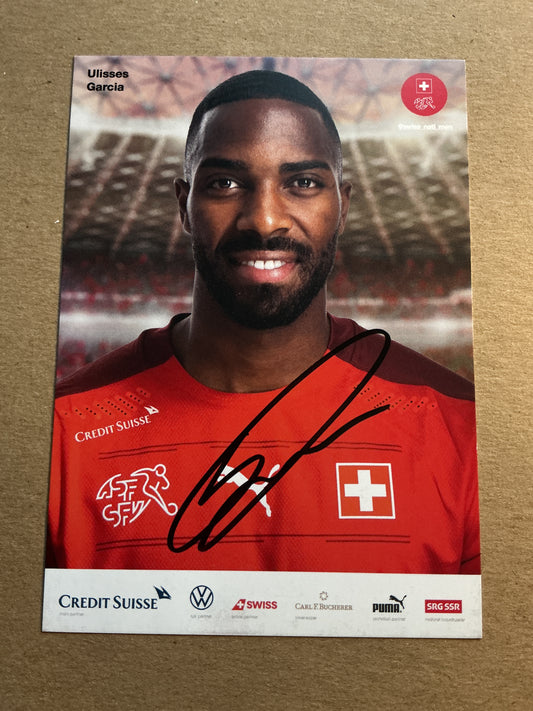Ulisses Garcia, Switzerland 🇨🇭 2021 hand signed