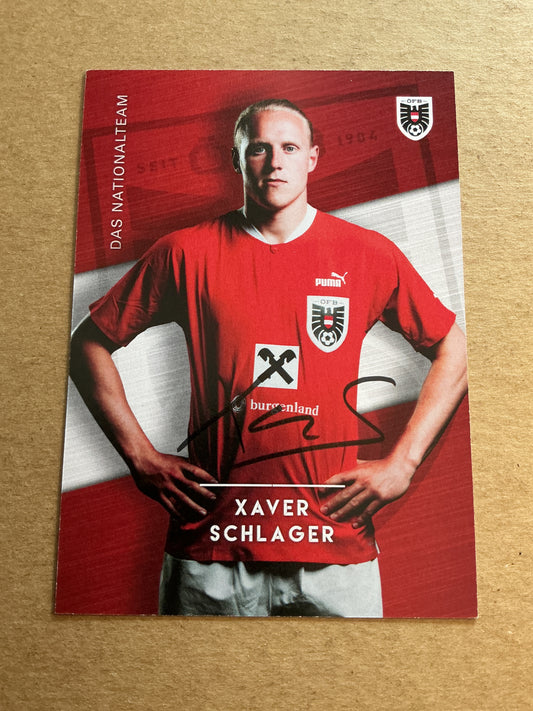 Xaver Schlager, Austria 🇦🇹 2023 hand signed