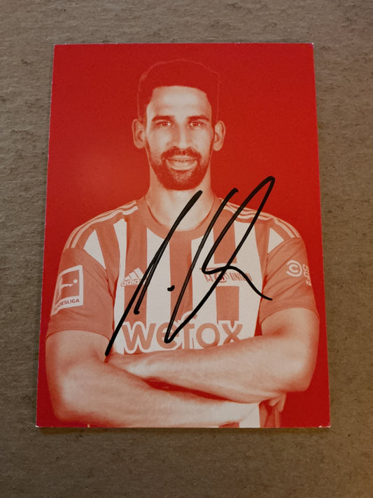 Rani Khedira, Germany 🇩🇪 1.FC Union Berlin 2022/23 hand signed