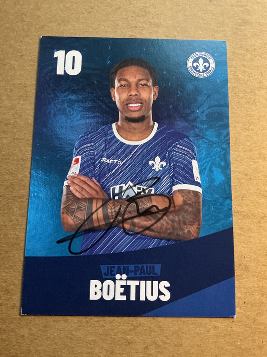 Jean-Paul Boëtius, Suriname 🇸🇷 SV Darmstadt 98 2023/24 hand signed
