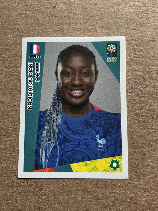 Kadidatou Diani, France 🇫🇷 FIFA Women’s World Cup 2023 Panini hand signed