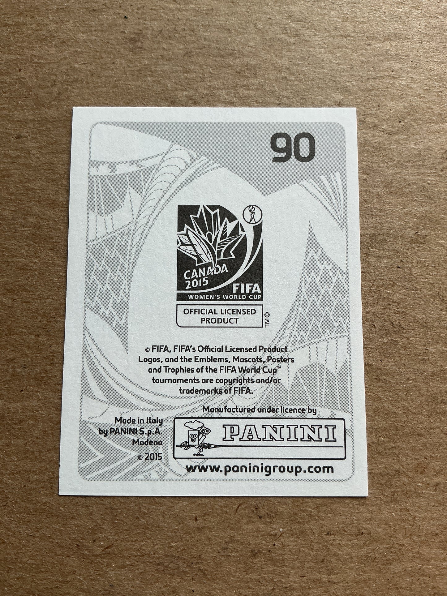 Tessel Middag, Netherlands 🇳🇱 FIFA Women’s World Cup 2015 Panini hand signed