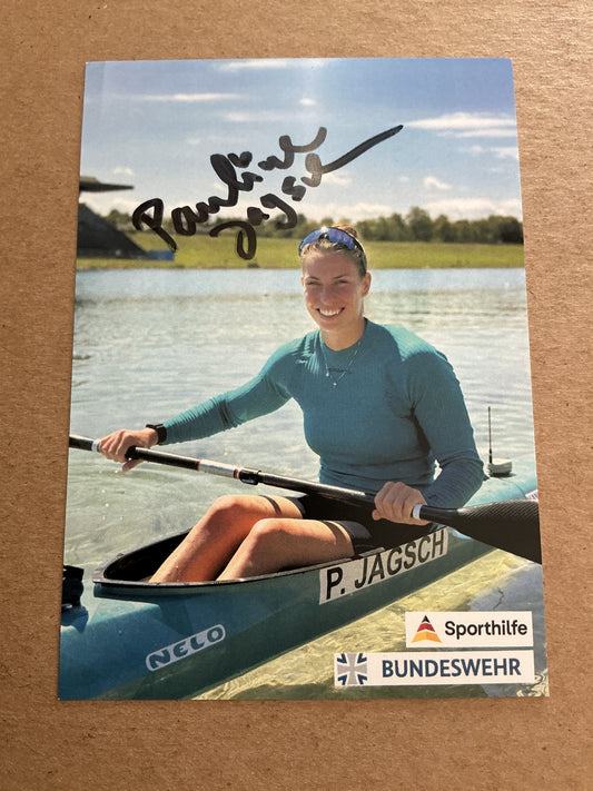 Pauline Jagsch, Germany 🇩🇪 Canoeing Summer Olympics 2024 hand signed