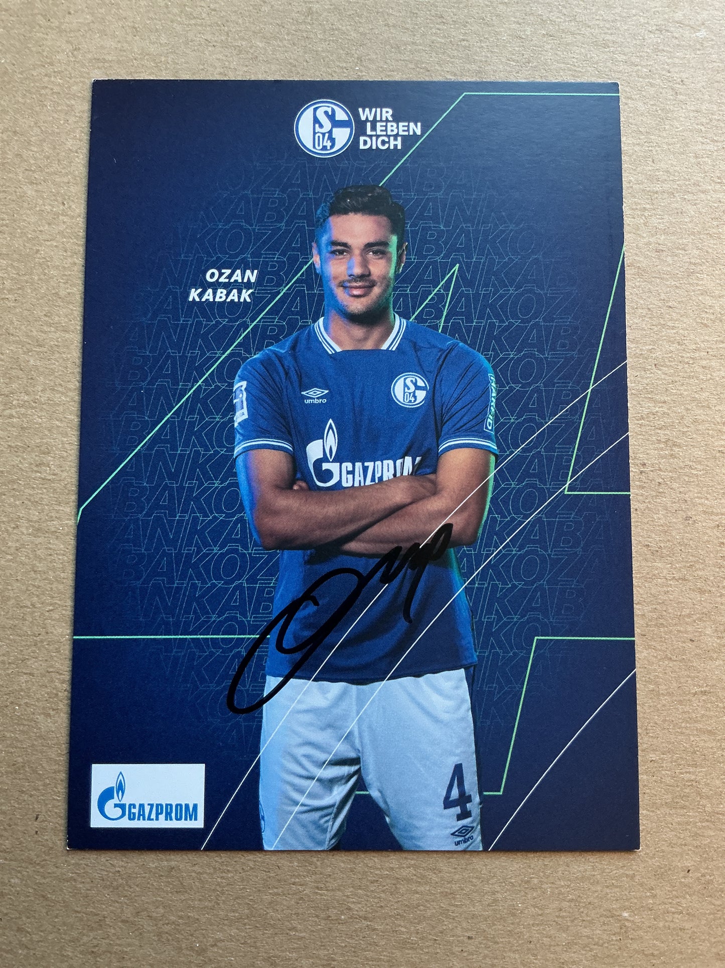 Ozan Kabak, Türkiye 🇹🇷 FC Schalke 04 2020/21 hand signed