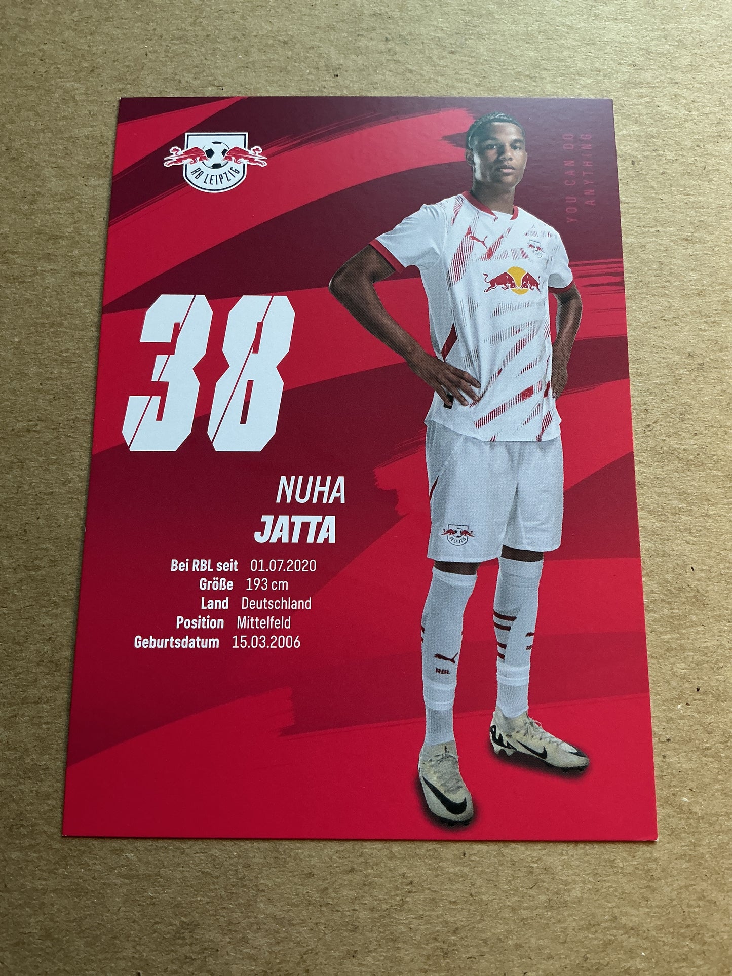 Nuha Jatta, Germany 🇩🇪 RB Leipzig 2024/25 hand signed