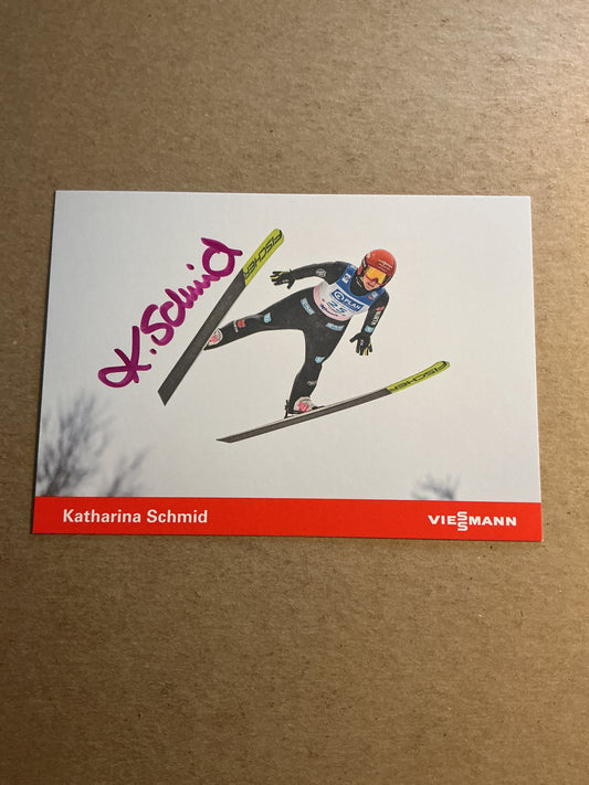 Katharina Schmid, Germany 🇩🇪 Ski Jumping Winter Sports 2024/25 hand signed