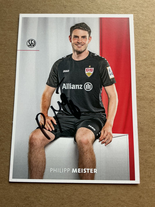 Philipp Meister, Germany 🇩🇪 VfB Stuttgart 2024/25 hand signed