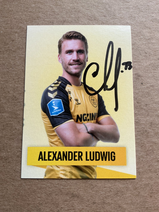 Alexander Ludwig, Denmark 🇩🇰 AC Horsens 2022/23 hand signed