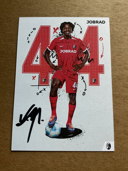 Johan Manzambi, Switzerland 🇨🇭 SC Freiburg 2024/25 hand signed