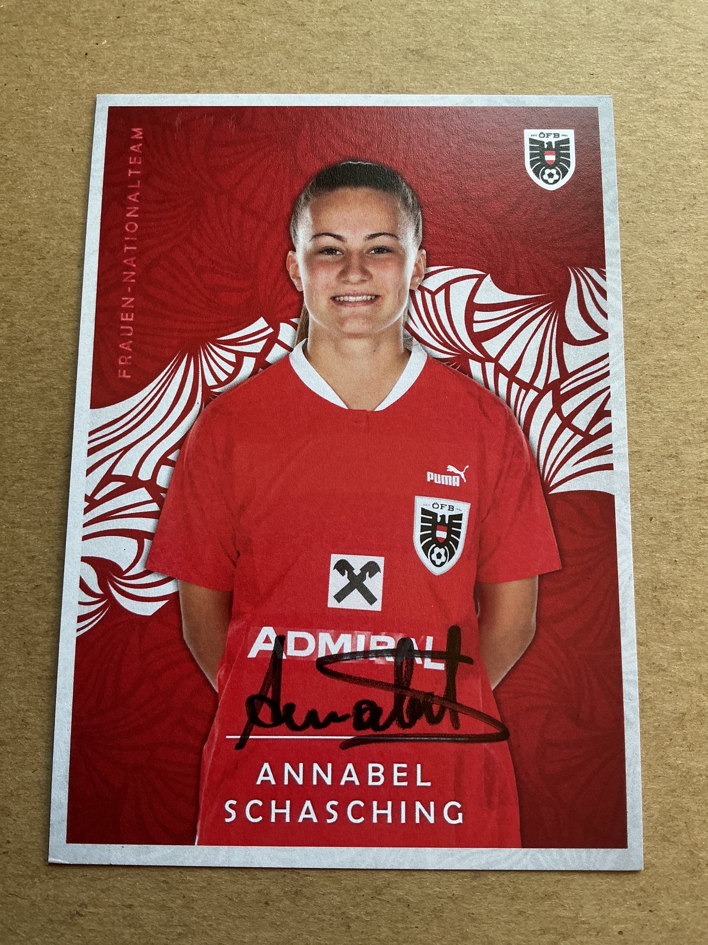 Annabel Schasching, Austria 🇦🇹 2024 SK Sturm Graz hand signed