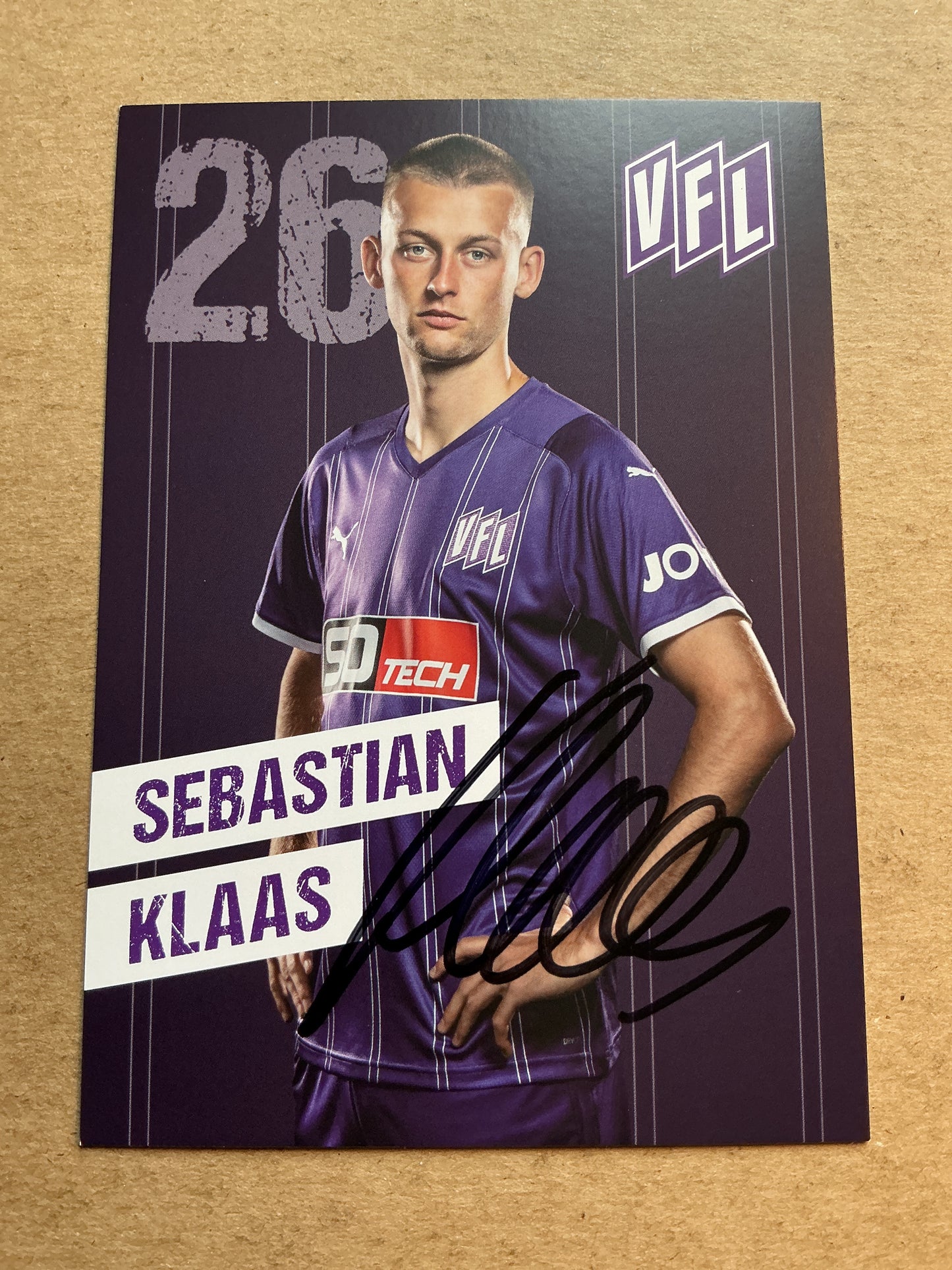 Sebastian Klaas, Germany 🇩🇪 VfL Osnabrück 2021/22 hand signed