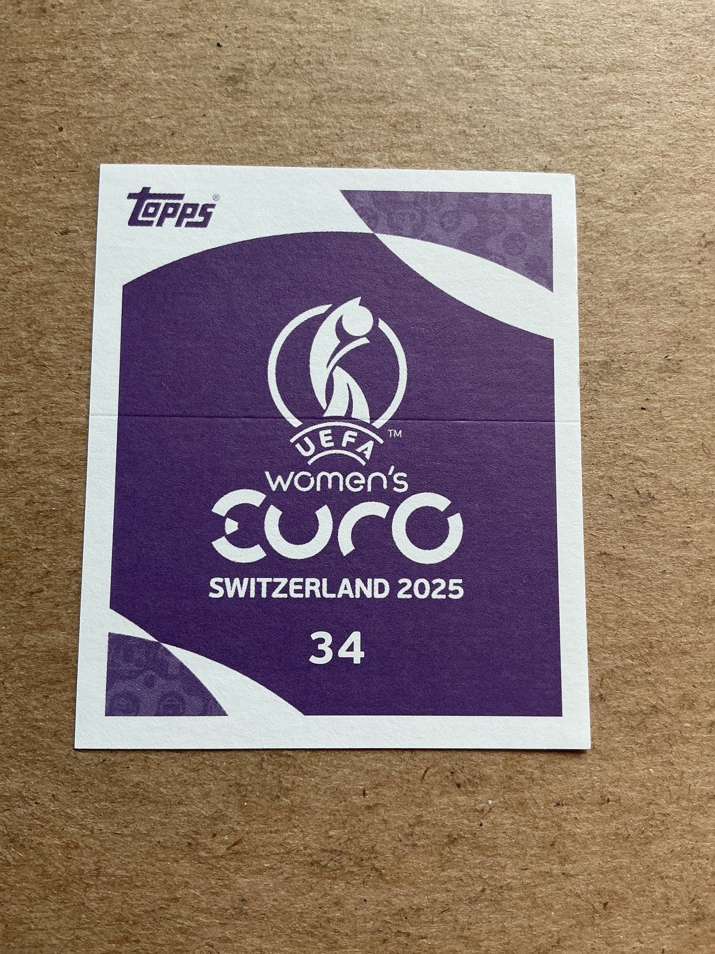 Julia Stierli, Switzerland 🇨🇭 UEFA Women’s Euro Cup 2025 Topps hand signed