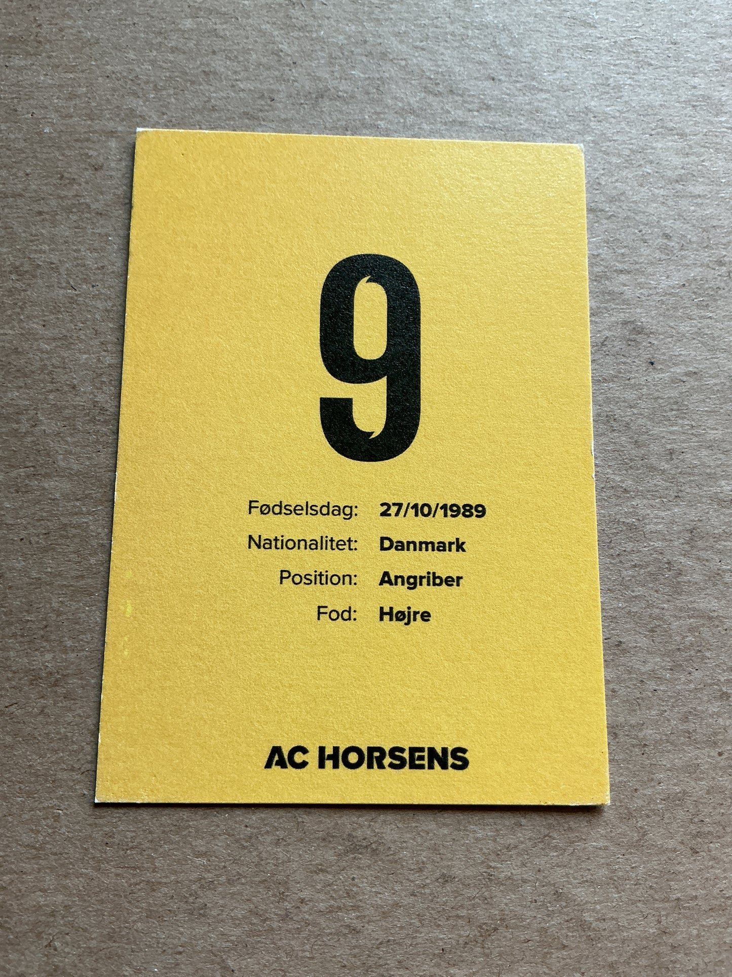 A.K. Jacobsen, Denmark 🇩🇰 AC Horsens 2022/23 hand signed