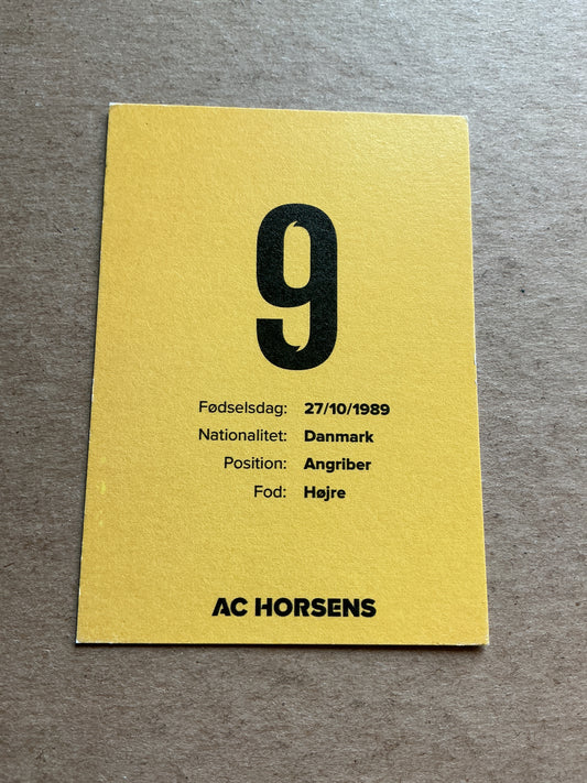 A.K. Jacobsen, Denmark 🇩🇰 AC Horsens 2022/23 hand signed