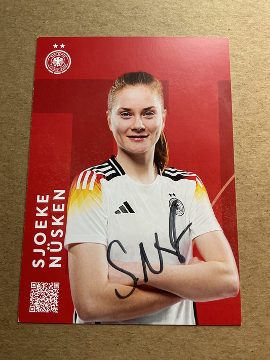 Sjoeke Nüsken, Germany 🇩🇪 Summer Olympics 2024 hand signed