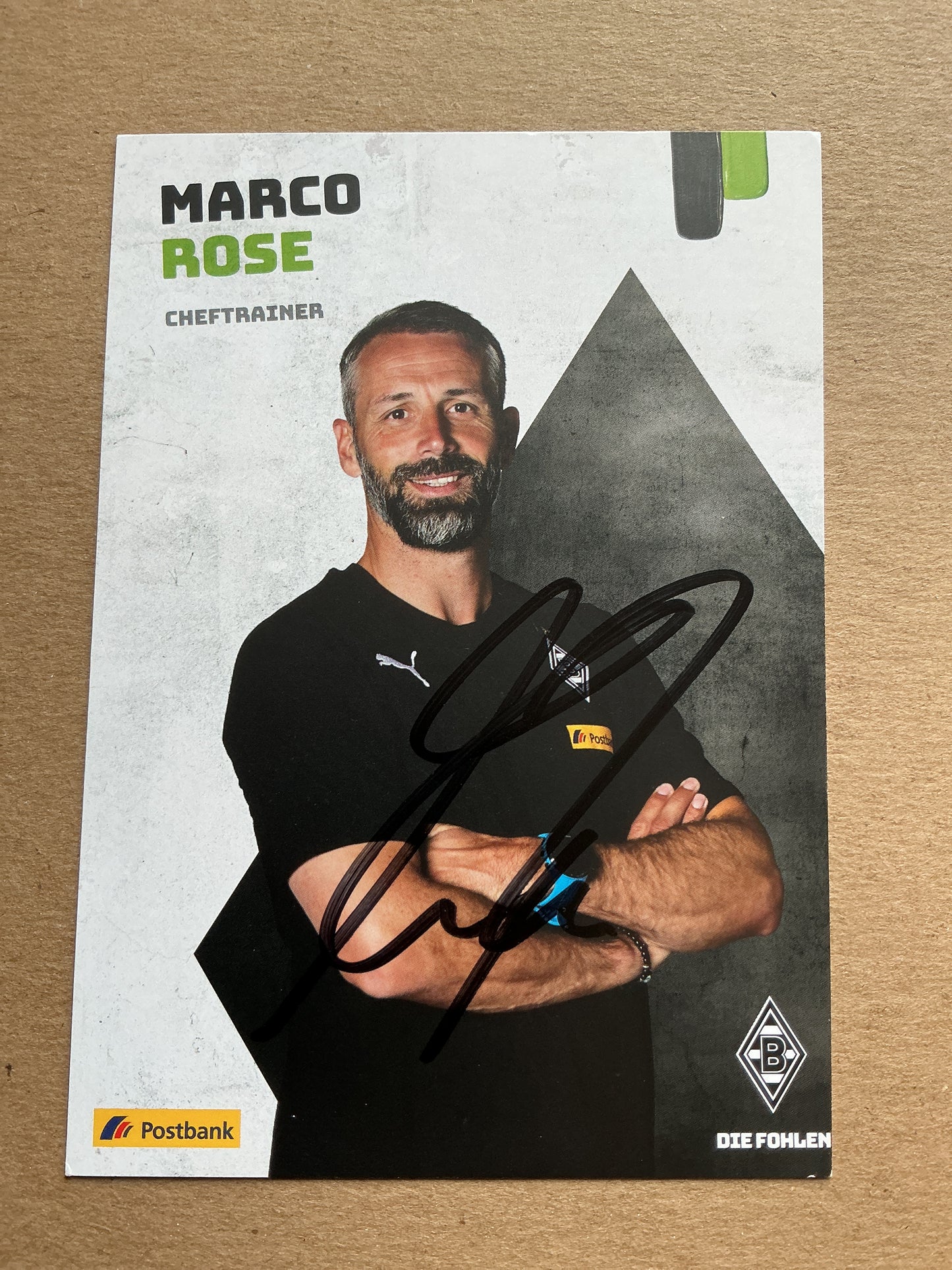 Marco Rose, Germany 🇩🇪 Borussia Mönchengladbach 2019/20 hand signed
