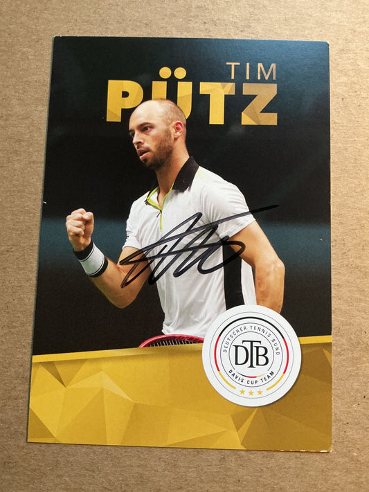 Tim Pütz, Germany 🇩🇪 Tennis Summer Olympics 2024 hand signed