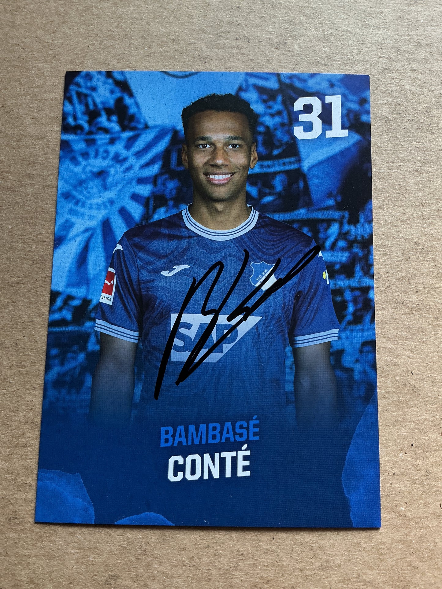 Bambase Conte, Germany 🇩🇪 TSG 1899 Hoffenheim 2023/24 hand signed