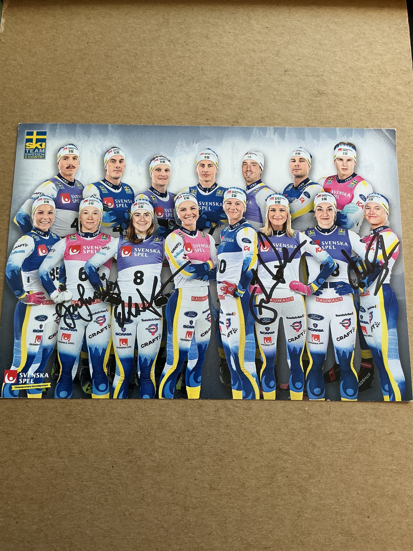 4x Sweden 🇸🇪 Cross Country Sundling, Andersson, Karlsson 2023/24 hand signed