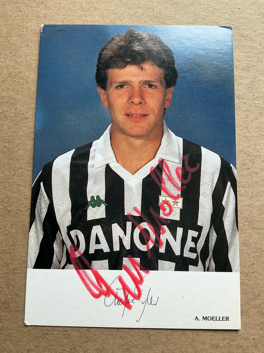 Andreas Möller, Germany 🇩🇪 Juventus FC 1992/93 hand signed