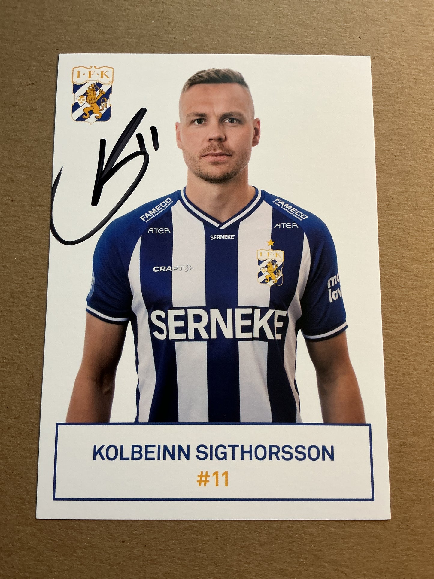 Kolbeinn Sigthorsson, Iceland 🇮🇸 IFK Göteborg 2021/22 hand signed