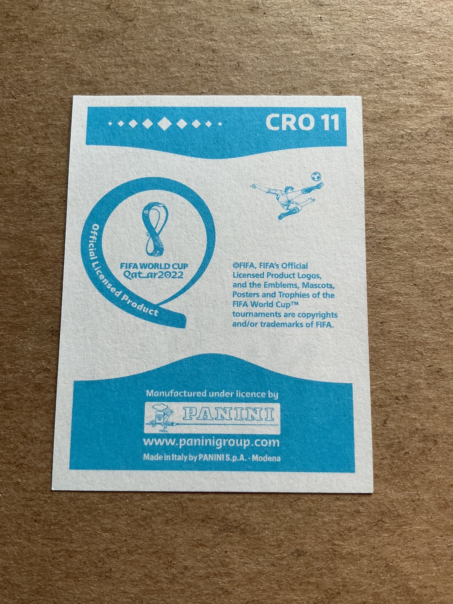 Marcelo Brozovic, Croatia 🇭🇷 FIFA World Cup 2022 Panini hand signed