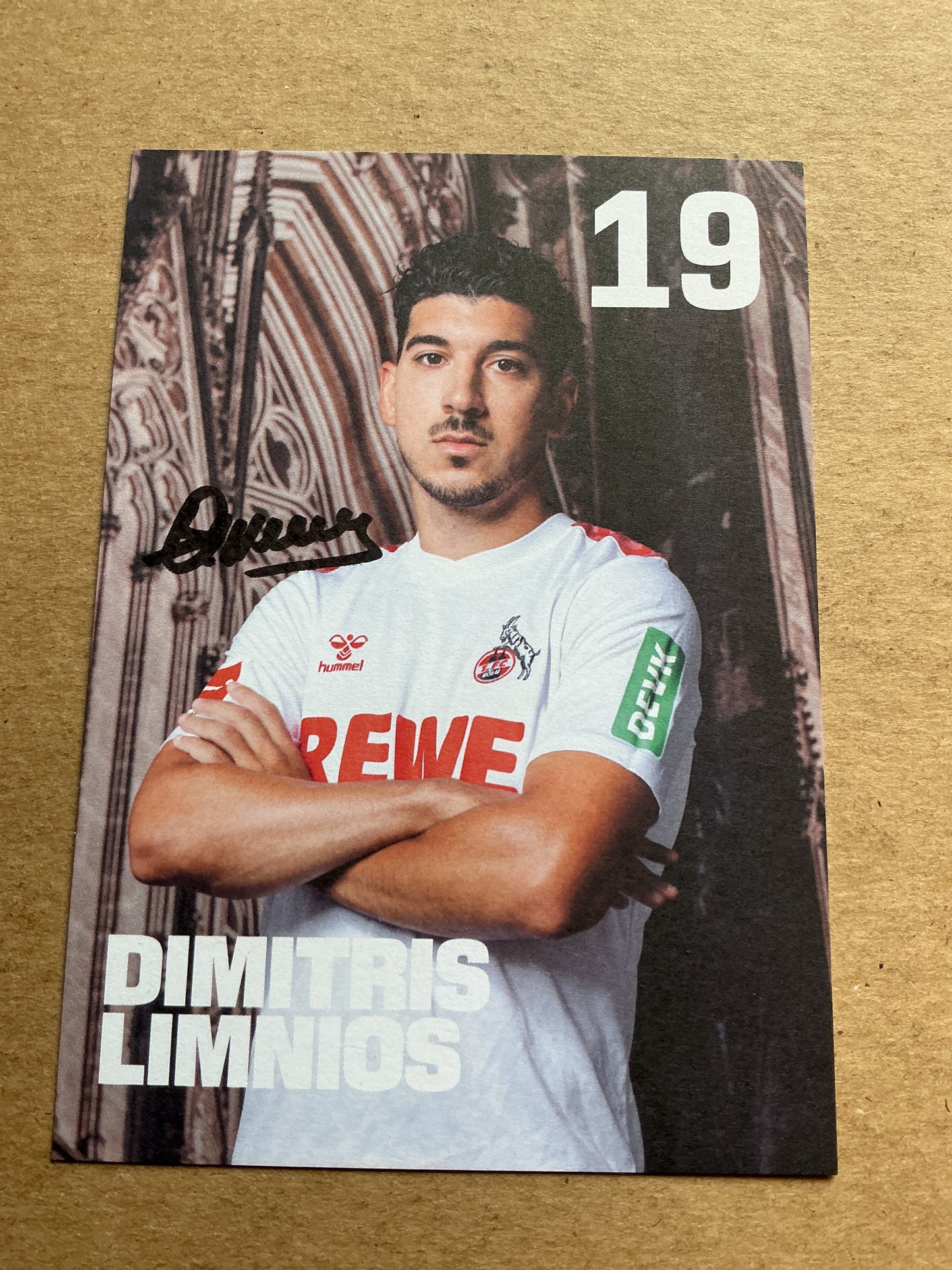 Dimitris Lmnios, Greece 🇬🇷 1.FC Köln 2023/24 hand signed