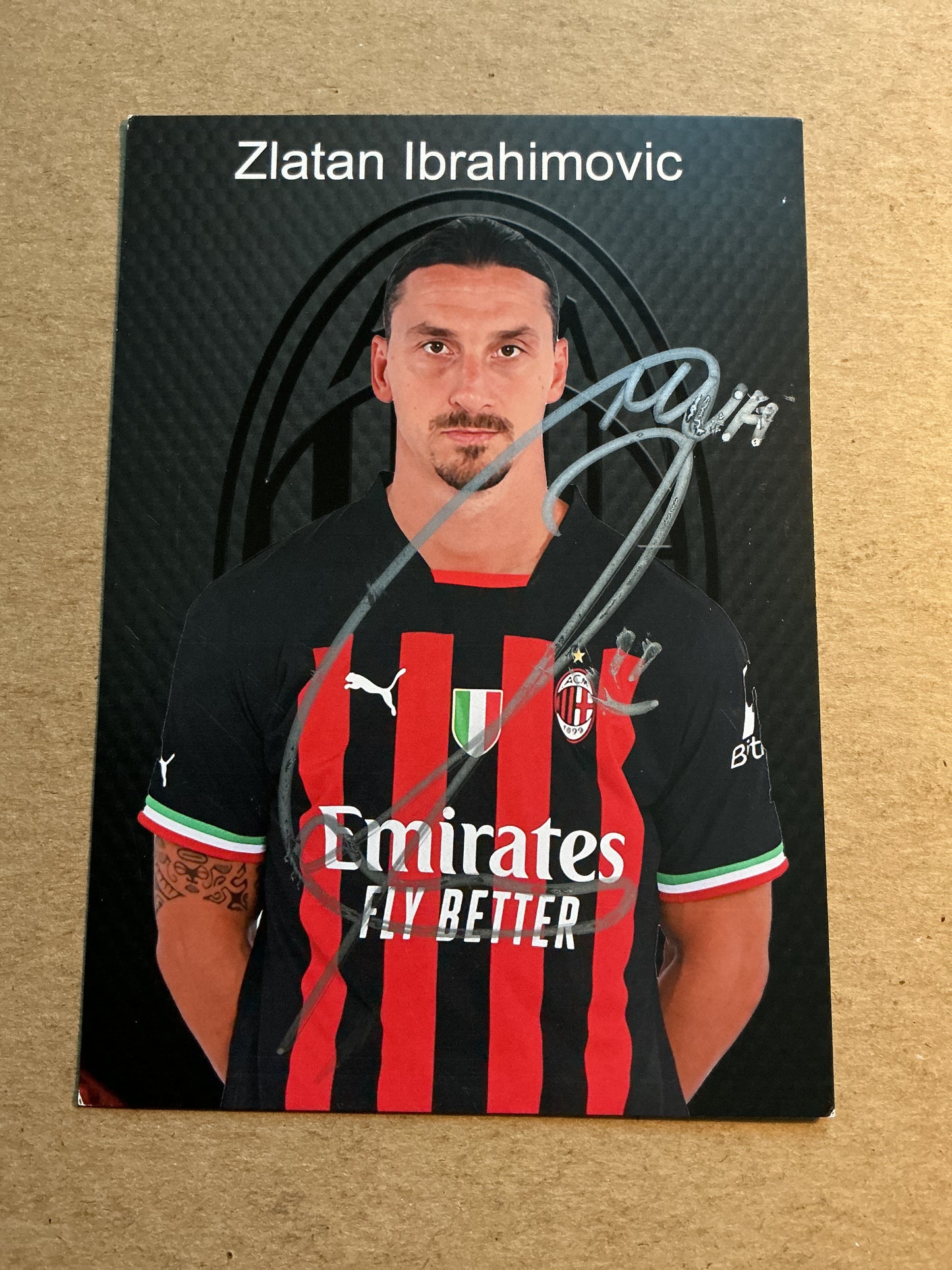 Zlatan Ibrahimovic, Sweden 🇸🇪 AC Milan 2021/22 hand signed