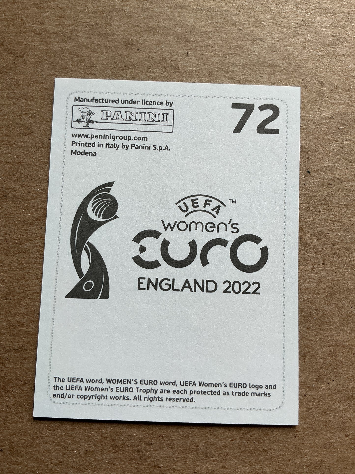 Nicole Billa, Austria 🇦🇹 UEFA Women’s Euro Cup 2022 Panini hand signed