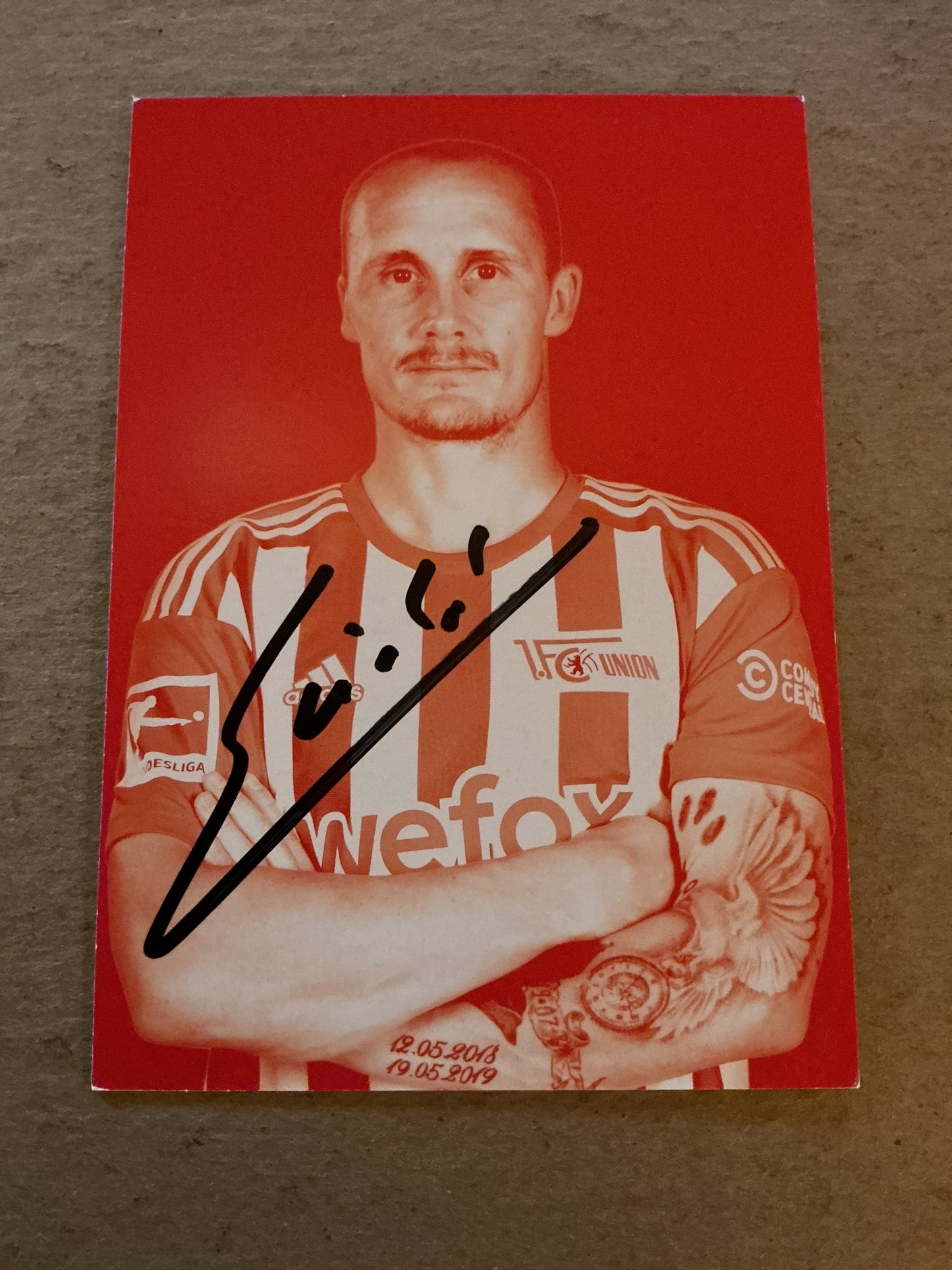 Sven Michel, Germany 🇩🇪 1.FC Union Berlin 2022/23 hand signed