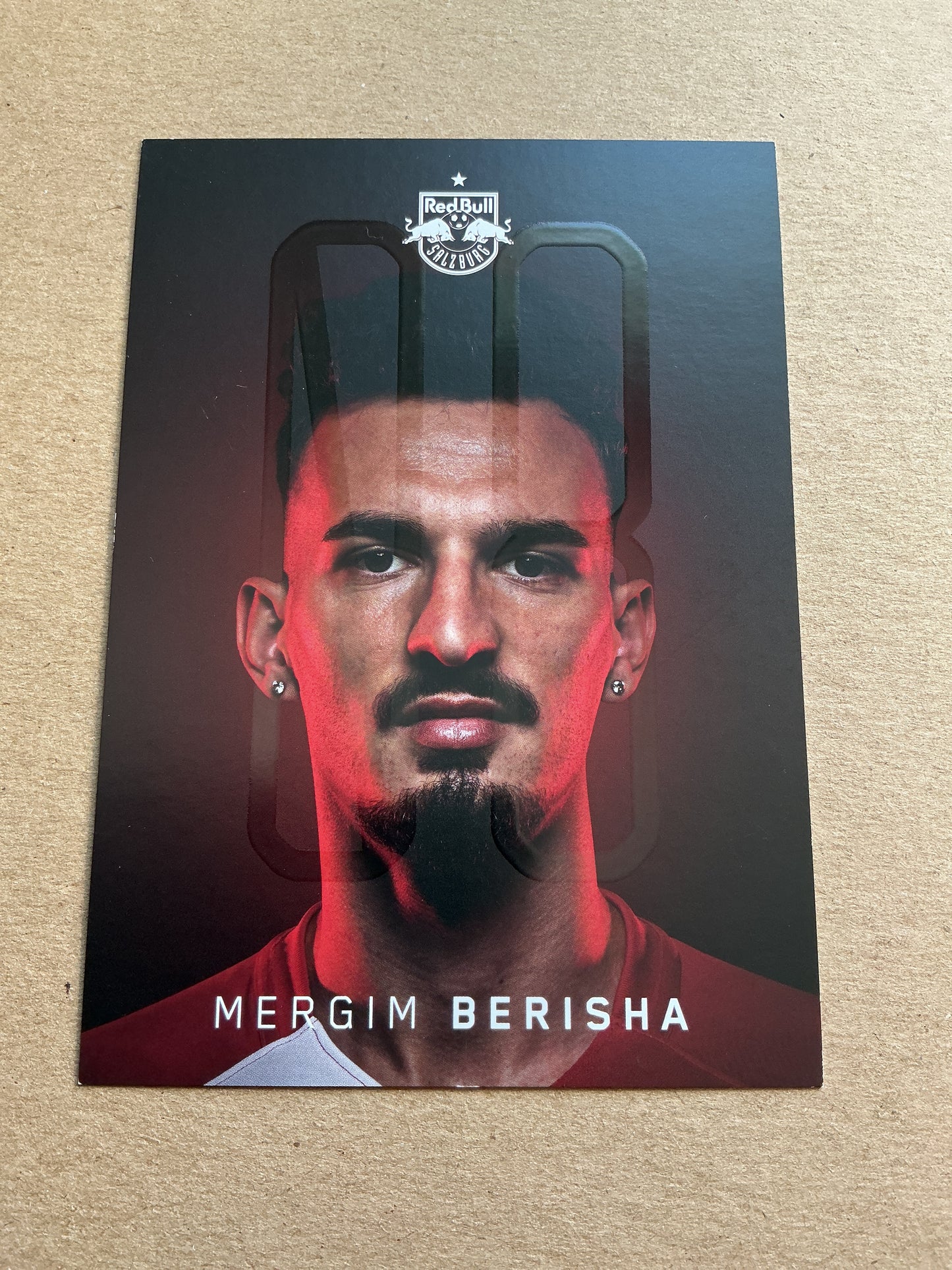 Mergim Berisha, Germany 🇩🇪 Red Bull Salzburg 2020/21 hand signed