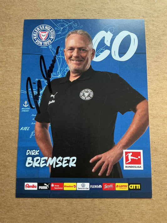Dirk Bremser, Germany 🇩🇪 Holstein Kiel 2024/25 hand signed