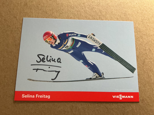 Selina Freitag, Germany 🇩🇪 Ski Jump Winter Sports 2024/25 hand signed