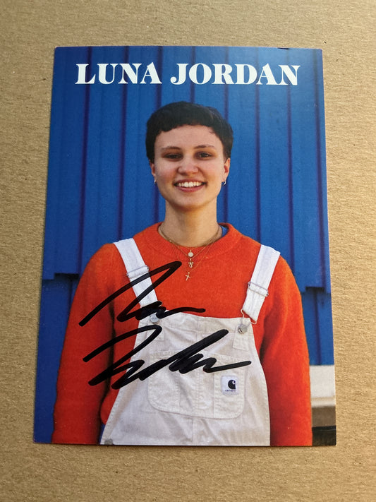 Luna Jordan, Germany 🇩🇪 Actress 2024 hand signed
