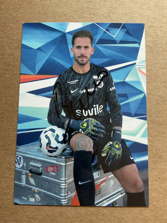 Benjamin Lecomte, France 🇫🇷 Montpellier HSC 2024/25 hand signed