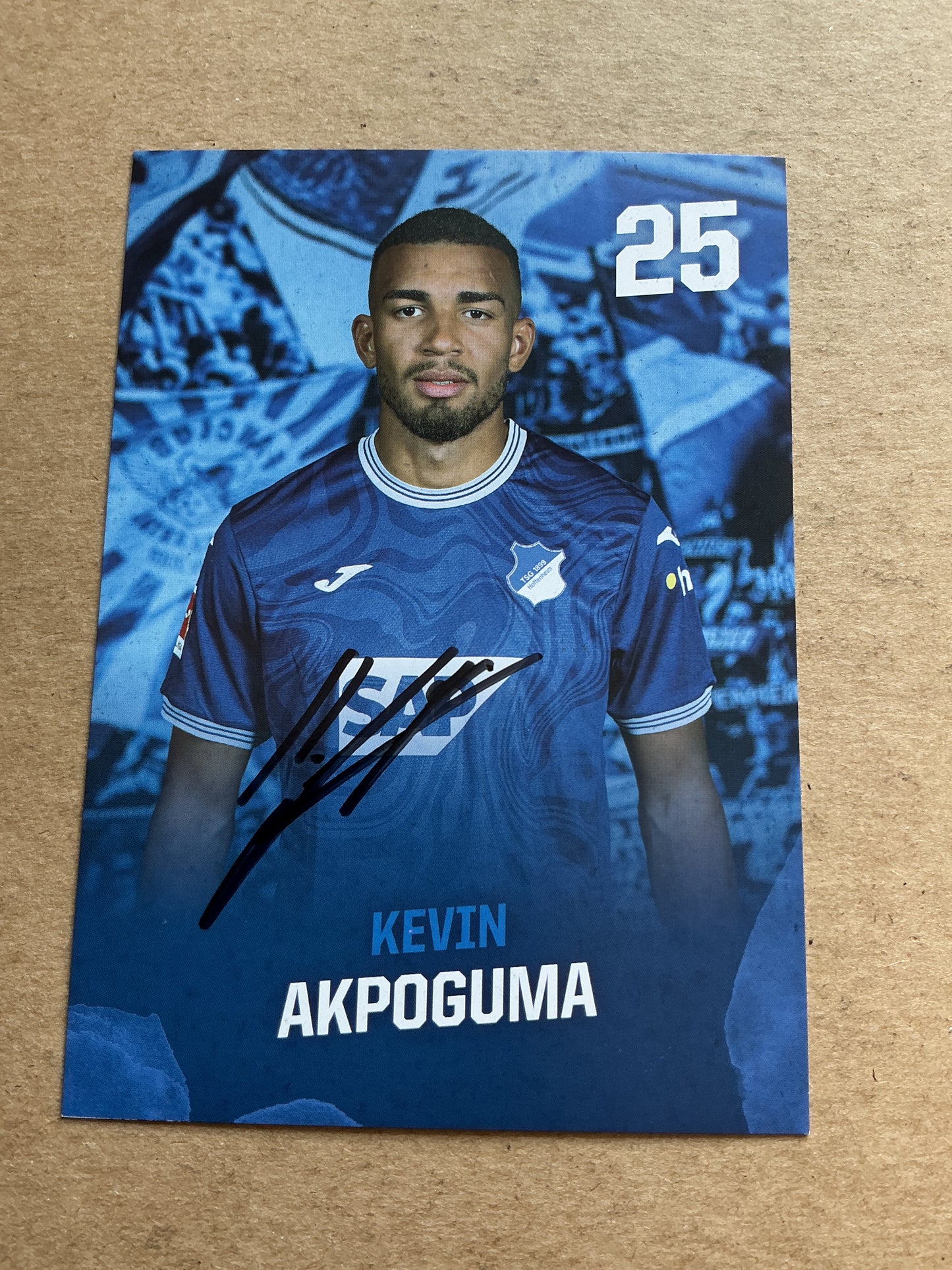 Kevin Akpoguma, Nigeria 🇳🇬 TSG 1899 Hoffenheim 2023/24 hand signed