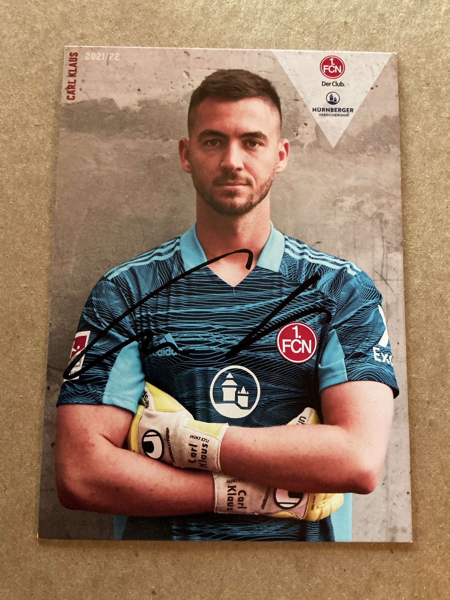 Carl Klaus, Germany 🇩🇪 1.FC Nürnberg 2021/22 hand signed