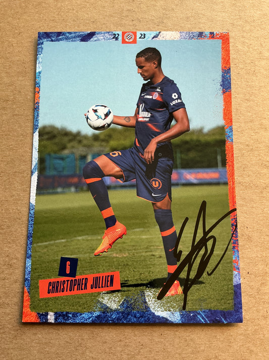 Christopher Jullien, France 🇫🇷 Montpellier HSC 2022/23 hand signed
