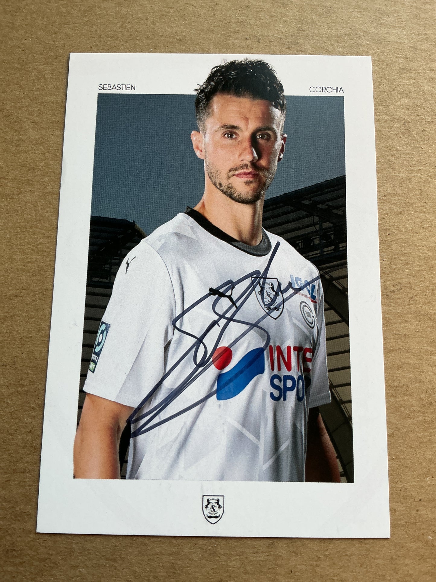 Sebastien Corchia, France 🇫🇷 Amiens SC 2023/24 hand signed