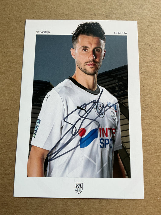 Sebastien Corchia, France 🇫🇷 Amiens SC 2023/24 hand signed