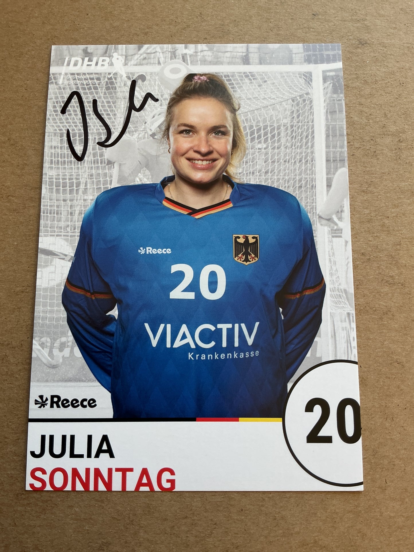 Julia Sonntag, Germany 🇩🇪 Fieldhockey Summer Olympics 2024 hand signed