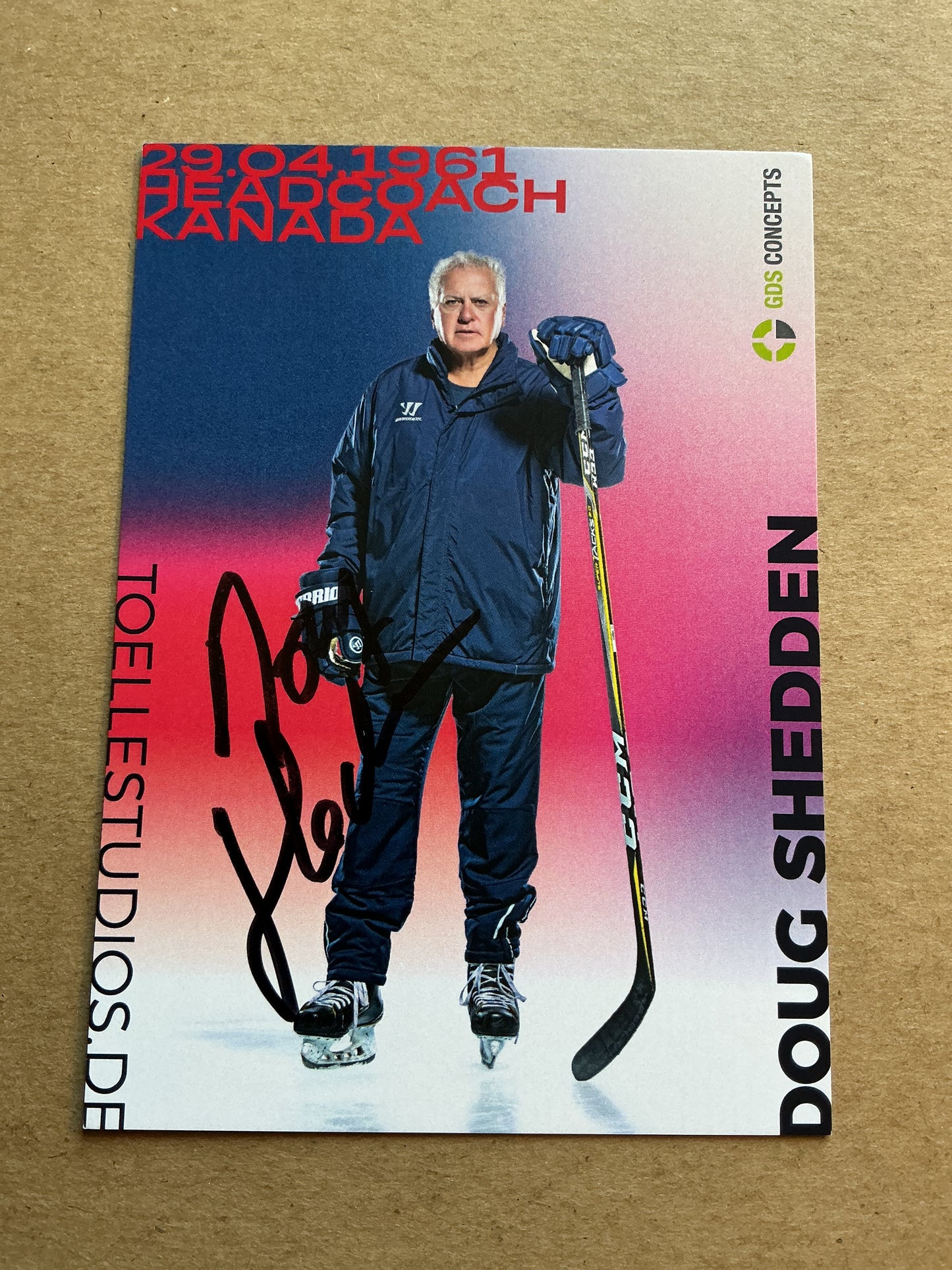 Dough Shedden, Canada 🇨🇦 Iserlohn Roosters 2024/25 hand signed