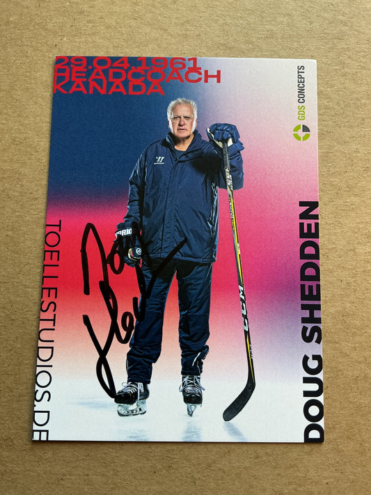 Dough Shedden, Canada 🇨🇦 Iserlohn Roosters 2024/25 hand signed